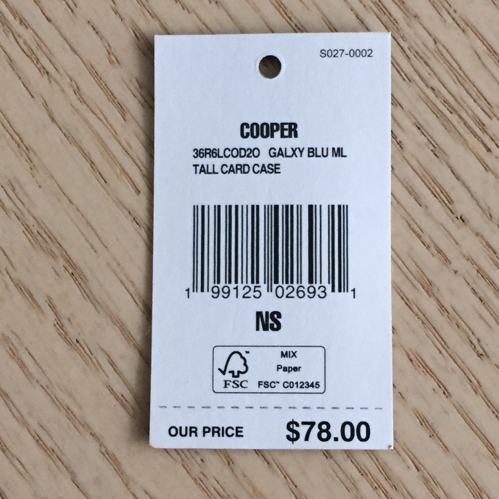 Michael Kors Cooper Galaxy Blue Multi Card Holder - Picture 8 of 8